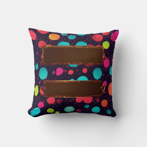 Graphic Print Accent Pillow Throw Pillow