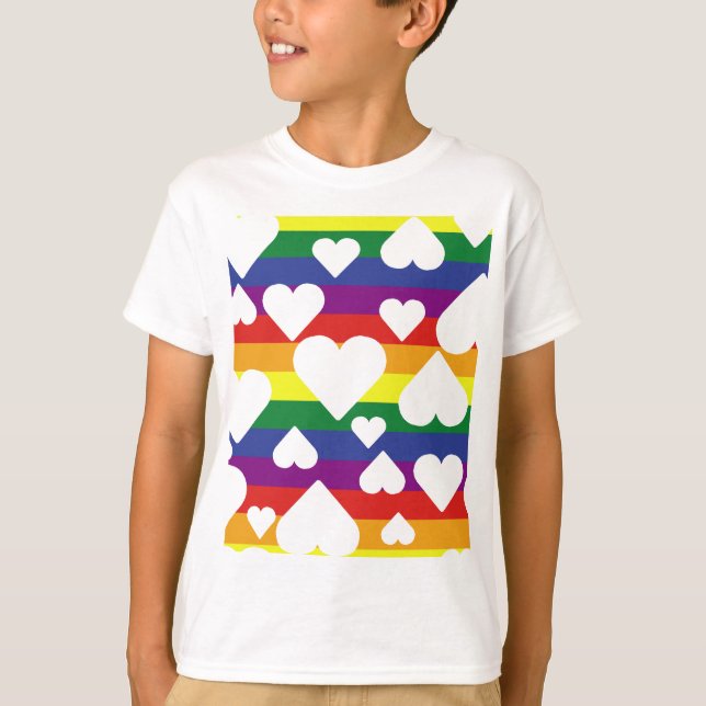 Graphic Rainbow Tee (Front)