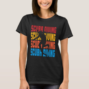 Graphic Retro Vintage Scuba Diving T-Shirt