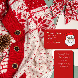 graphic Santa   in red