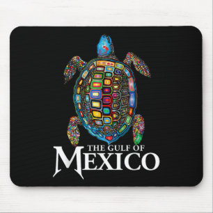 Graphic Sea Turtle Gulf Of Mexico Never Forget Mouse Pad