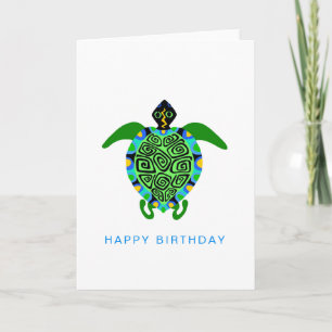 Graphic SEA TURTLE - Wildlife - Nature- Ocean Card