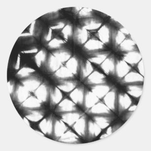 Graphic Shibori I Classic Round Sticker