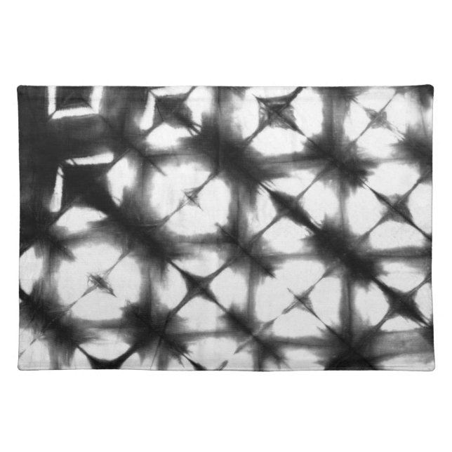Graphic Shibori I Cloth Placemat (Front)