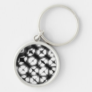 Graphic Shibori I Keychain