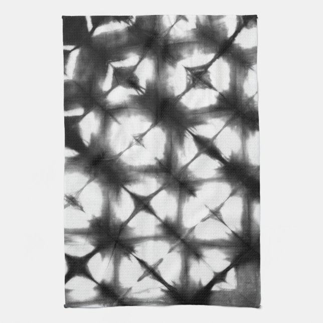 Graphic Shibori I Kitchen Towel (Vertical)