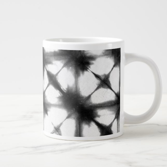 Graphic Shibori I Large Coffee Mug (Right)