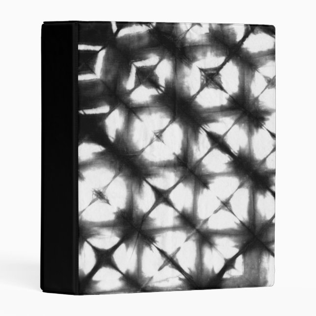 Graphic Shibori I Mini Binder (Front/Spine)