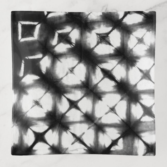 Graphic Shibori I Trinket Tray (Front)