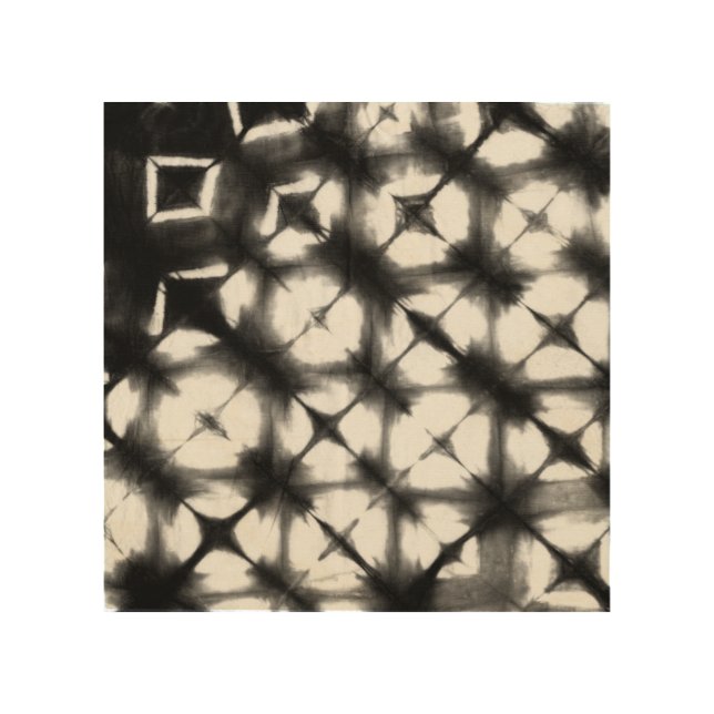 Graphic Shibori I Wood Wall Art (Front)