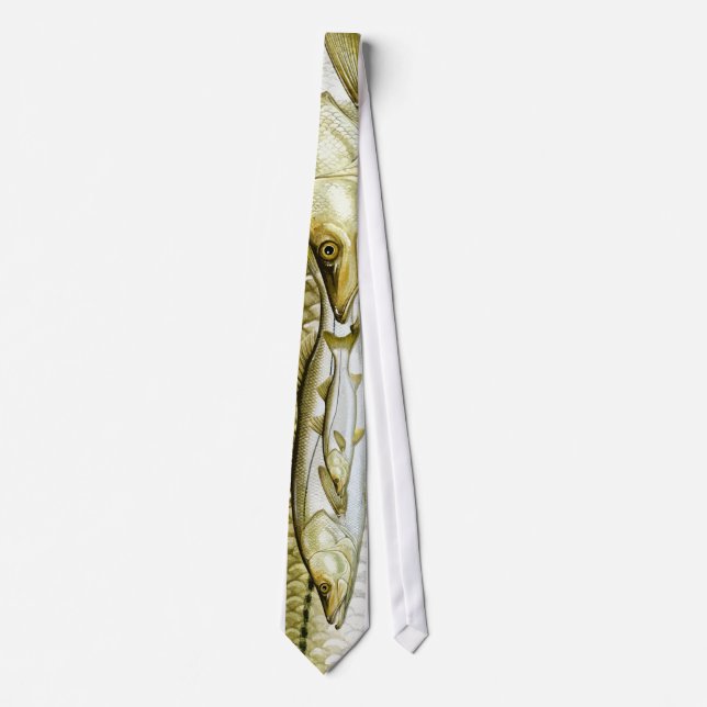 Graphic Snook Necktie (Front)