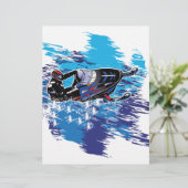 Graphic Snowmobiler (Standing Front)
