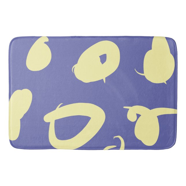 Graphic style design Bath Mat (Front)