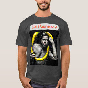 Graphic T-shirt - Vegan Brad ''banana'' Pitt