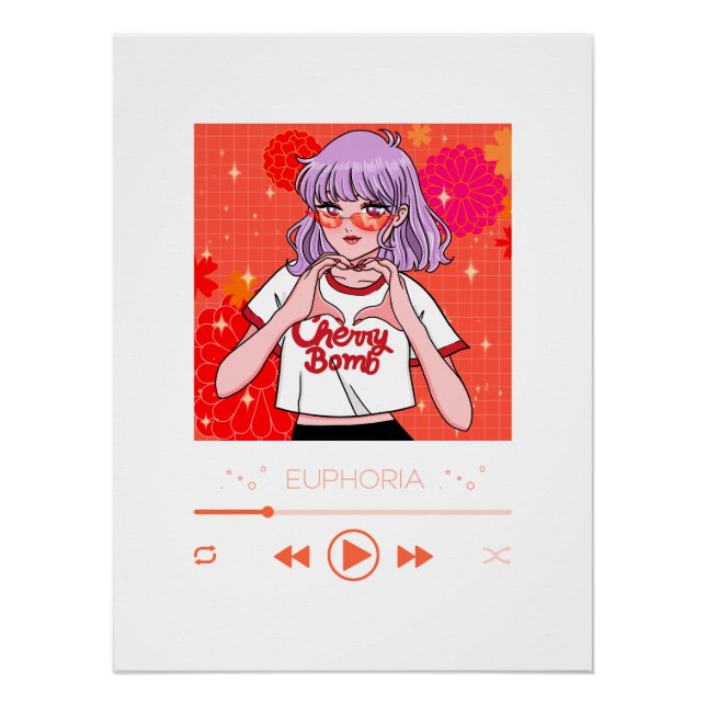 Graphic Tee Design | Anime Wall Art (Front)