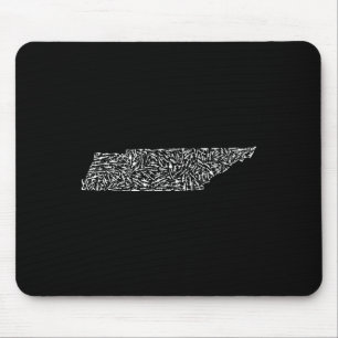 Graphic Tennessee America Distressed Trump Gun Gif Mouse Pad