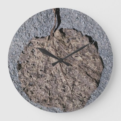 Graphic/Textured Large Clock