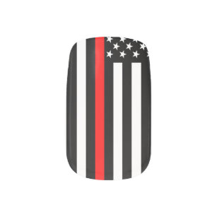 Firefighter Nail Art Nail Wraps Zazzle