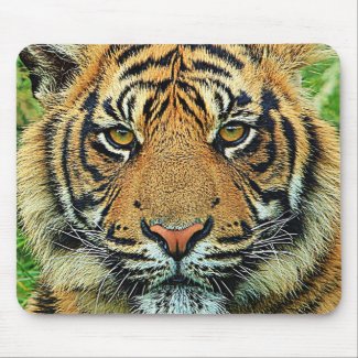 Graphic Tiger Design Mouse Pad