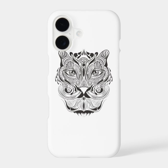Graphic Tiger Iphone Case (Back)