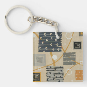 Graphic Tiles Keychain