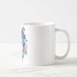 Graphic Wolf Mug Design