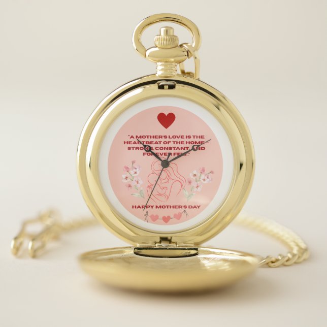 Graphica Mother's day clock  Pocket Watch (Inside)