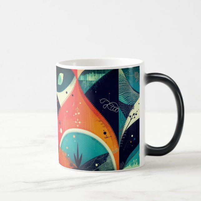 Graphical Abstraction Morphing Mug (Right)