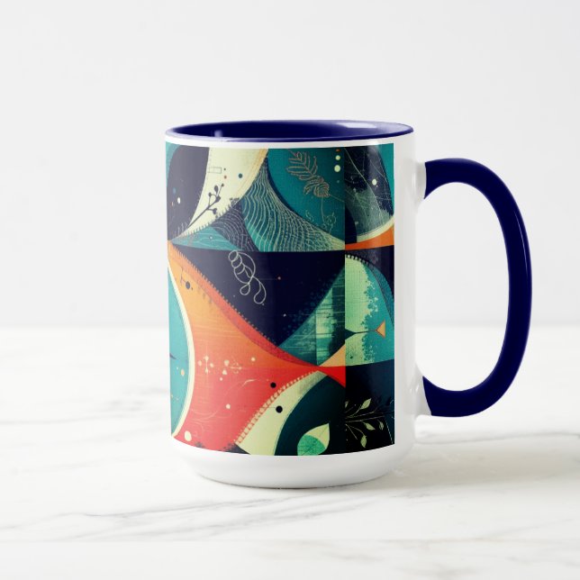 Graphical Abstraction Mug (Right)