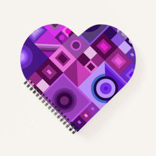 Graphical colorful love for shopping tote bag notebook