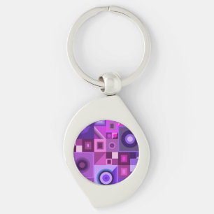 Graphical colorful love mom dad daughter son boss keychain