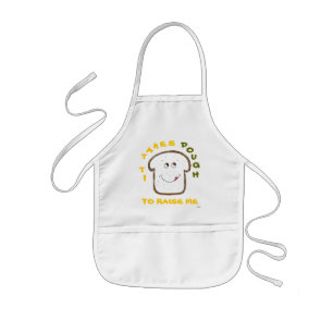 Graphics "It takes Dough" Yellow Baking Kids' Apron