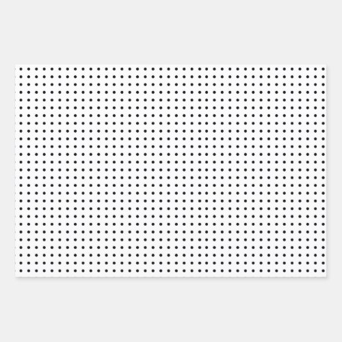 Graphing Paper Polka Dot 3 piece Wrapping Paper