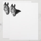 Graphite Horse Head (Front/Back)