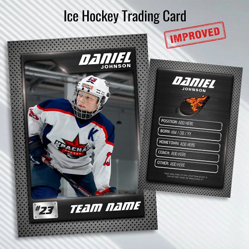 Graphite Ice Hockey Trading Card Player Card