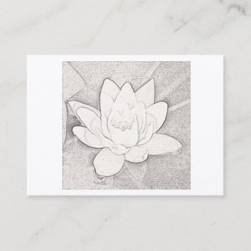 GRAPHITE LOTUS DESIGN BUSINESS CARD