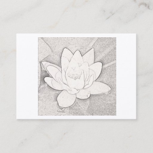 Customizable GRAPHITE LOTUS DESIGN BUSINESS CARD