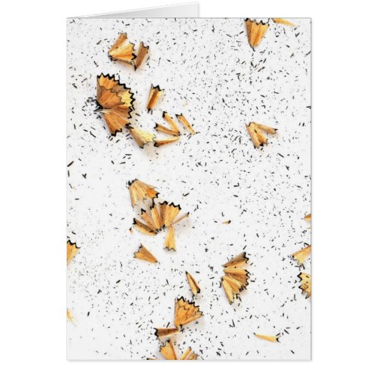 graphite pencil shavings cards (Front)
