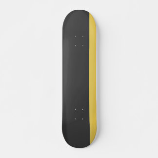 Graphite Yellow Longboard Skateboard Deck