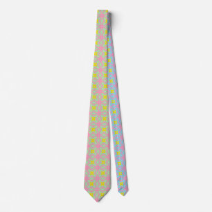 Graphival Pattern Neck Tie