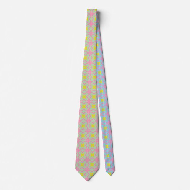 Graphival Pattern  Neck Tie (Front)