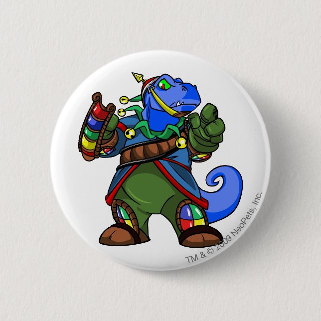 Grarrl Roo Island Player Button (Front)
