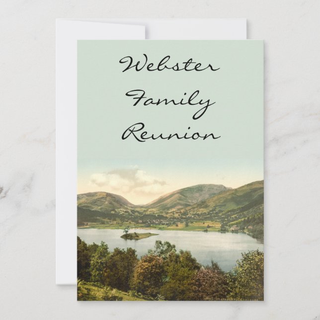 Grasmere III, Lake District, Cumbria, England Invitation (Front)