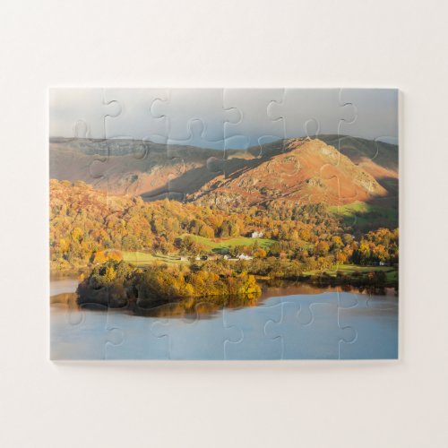 Grasmere Lake Autumn Fall Color Jigsaw Puzzle