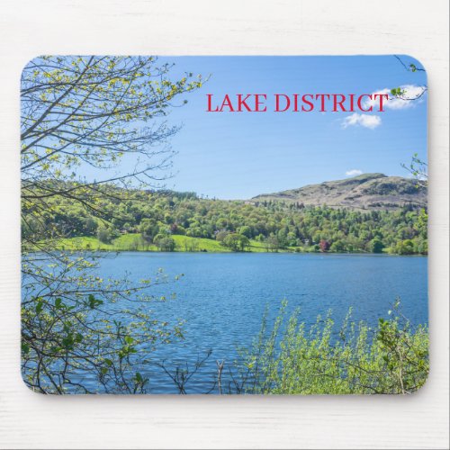 Grasmere Lake view mousepad