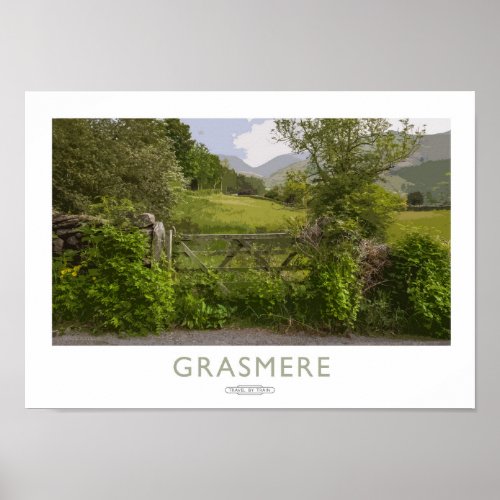 Grasmere Railway Poster