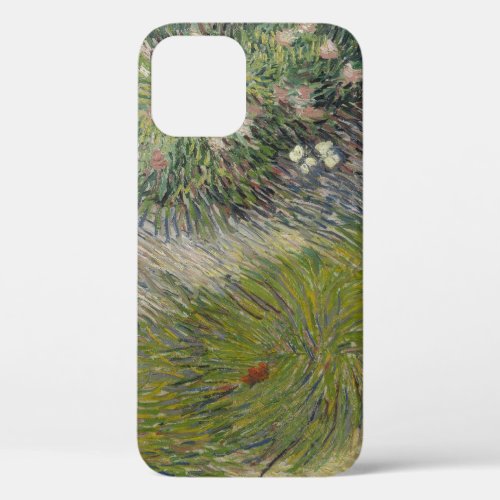 Grass and Butterflies by Vincent van Gogh iPhone 12 Case