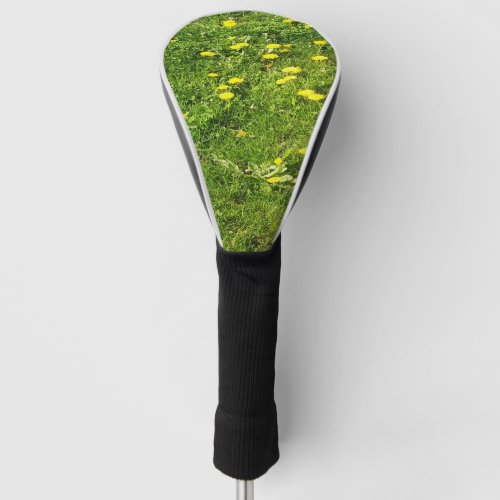 Grass and Dandelions Golf Head Cover