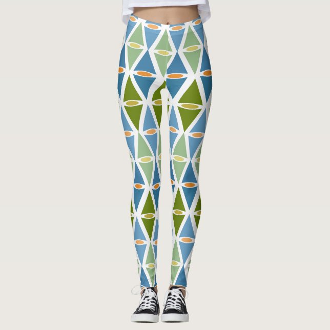Grass and Sky  Leggings (Front)