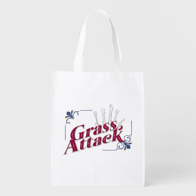 Grass Attack Tote Bag (Front)